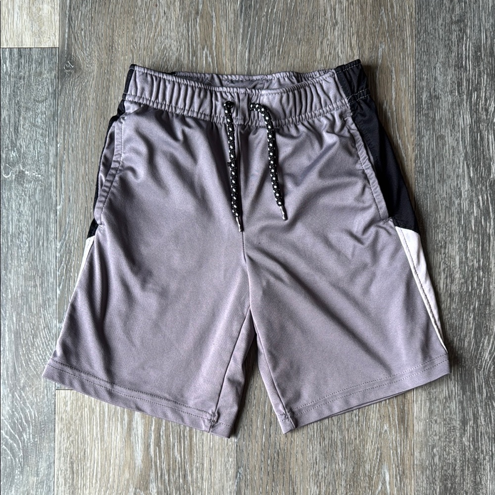 Kids Gray Athletic Shorts